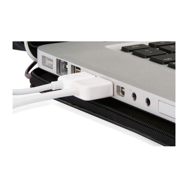 120877 Moshi 99MO010006 Moshi Codex for MacBook Pro 15" sort metallic dataveske